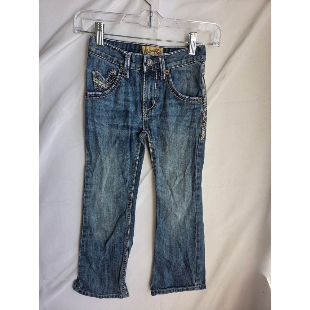 Wrangler 20X Jeans Boys Slim Blue Medium Wash Slim Mid Rise Bootcut